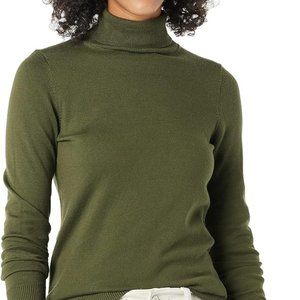 Amazon Essentials Women's Classic-Fit Lightweight Long-Sleeve Turtleneck Sweater